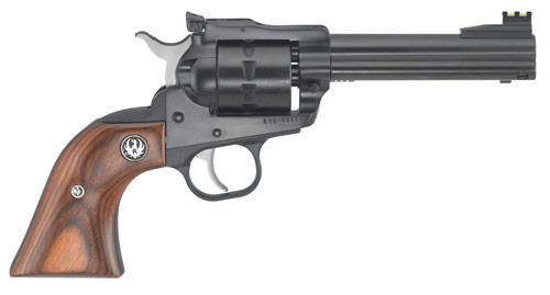 Ruger Single-Ten 22 LR, 4.625" Barrel, Blued Frame, Hardwood Gunfighter Grip, 10rd
