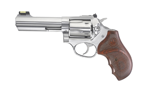 Ruger SP101 Match Champion, Double/Single Action, Revolver, Small Frame, 357 Magnum, 4.2" Barrel, Full Lug Barrel, Stainless Steel, Gloss Stainless Finish, Altamont Stippled/Checkered Hardwood Grips, Fiber Optic Front and Adjustable Rear Sights, 5 Rounds 0