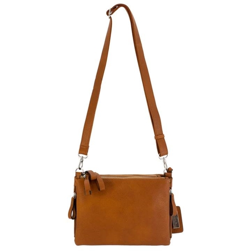 CAMELEON IRIS CONCEALED CARRY PURSE-CROSS BODY STYLE BROWN 49683
