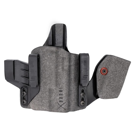 Safariland INCOG, Joint Collaboration with Haley Strategic, Inside the Waistband Holster, Fits Glock 17/19, Integrated Magazine Caddy, Microfiber Suede Wrapped Boltaron Construction, Black, Right Hand 1334549 INCOG0835A0CX261MC