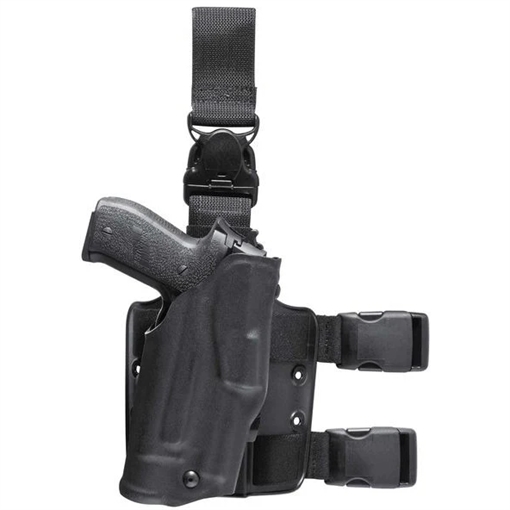 Safariland Model 6355 ALS Tactical Holster with Quick-Release Leg Harness for Glock 17 Gens 1-4 w/ Light 1126976