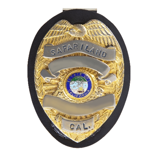 Safariland Model 7350-03 Badge Holder Teardrop, Clip-On 1101967