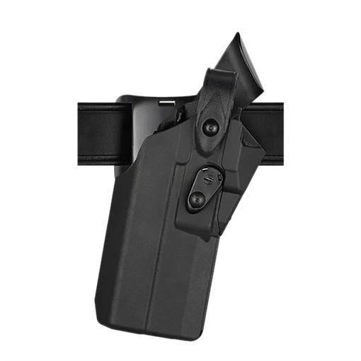 Safariland 7360RDS-7TS ALS/SLS Mid-Ride Duty Holster for Glock 17 Gen 5 with Surefire X300U Black Basketweave RH 7360RDS-8325-481 1326643