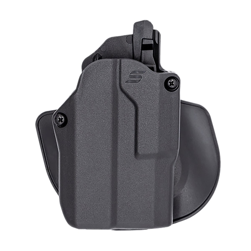 Safariland Solis, OWB Holster, Fits Glock 17/47/49 with Small Light, STX Plain Finish, Black, Laminate Construction, Right Hand SOLIS-1-835-A-7-C3-411 1336099