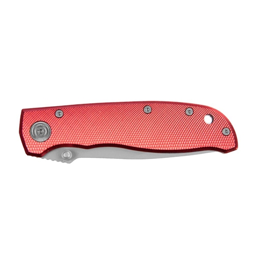 Sarge Knives Red Diamond Folding Knife 3-1/4" Drop Point Blade Red SK-80RD