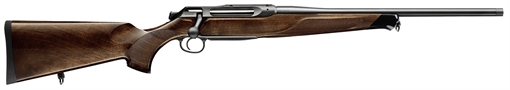 Sauer 505 Lux Full Size 270 WSM 3+1 24" Matte Blued Threaded Barrel, Matte Blued Saddle Mount Steel Receiver, Grade 5 Wood Fixed Stock 80117100