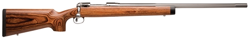 Savage Arms 12 BVSS Full Size 22-250 Rem 4+1 26" Stainless Heavy Fluted Barrel, Matte Stainless Steel Receiver Drilled & Tapped ,Satin Brown Fixed Laminate Stock, Right Hand 01270