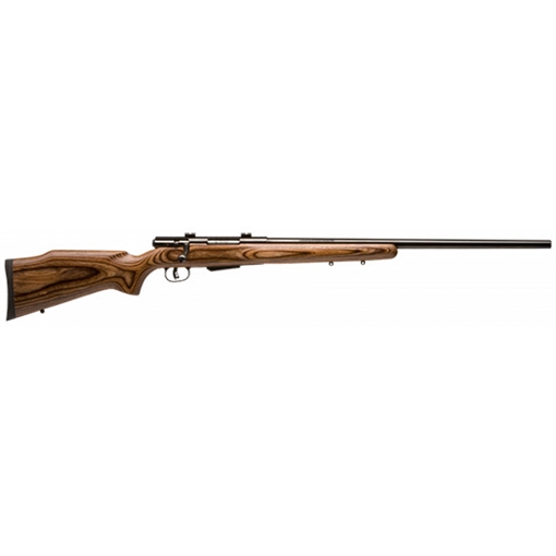 Savage Arms 25 Lightweight Varminter 223 Rem 4+1 Cap 24" Matte Black Rec/Barrel Natural Brown Laminate Right Hand (Full Size) with Detachable Box Magazine 18526
