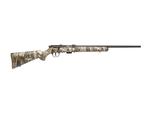 Savage Arms 93R17 Camo Full Size 17 HMR 5+1 21" Matte Black Button Rifled Barrel, Matte Black Drilled & Tapped Carbon Steel Receiver, Next G-1 Fixed Synthetic Stock, Right Hand 96711