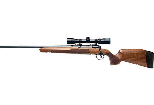 Savage Arms Axis 2 XP Combo 7mm-=08 Rem 4+1 22" Matte Black Sporter Barrel & Drilled & Tapped Carbon Steel Receiver, Ergonomic Hardwood Stock, Left Hand, Weaver 3-9x40mm Scope 32272
