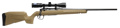Savage Arms Axis 2 XP Combo 30-06 Springfield 4+1 22" Black Sporter Barrel, Black Drilled & Tapped Steel Receiver, Fixed Flat Dark Earth Synthetic Stock, Right Hand, Boresighted 3-9x40 32170