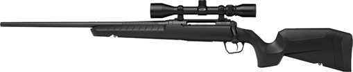Savage Arms Axis XP Combo 243 Win 4+1 22" Matte Black Button Rifled Barrel, Matte Black Drilled & Tapped Carbon Steel Receiver, Fixed Sporter Black Synthetic Stock, Weaver 3-9x40mm, Left Hand 32014