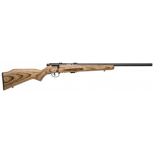 Savage Arms Mark II BV Full Size 22 LR 5+1 21" Matte Black Heavy Button Rifled Barrel, Matte Black Drilled & Tapped Carbon Steel Receiver, Satin Brown Fixed Laminate Stock, Right Hand 25700