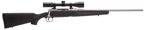 Savage Arms Axis II XP Full Size 223 Rem 4+1 22" Matte Sporter Barrel, Matte Stainless Steel Receiver Drilled & Tapped, Matte Black Fixed Synthetic Stock, Bushnell Banner 3-9x40mm, Right Hand 57101