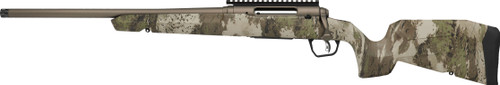 Savage Axis 2 Pro 243 Winchester, 20" Threaded Barrel, Woodland Camo, Bronze Rec, 4rd