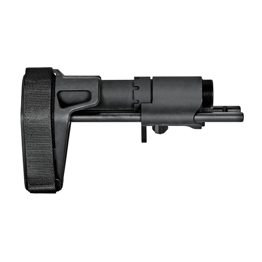 SB Tactical PDW Black Elasto-Polymer 3-Position Adjustable for AR-Platforms (Tube Included) PDW01SB