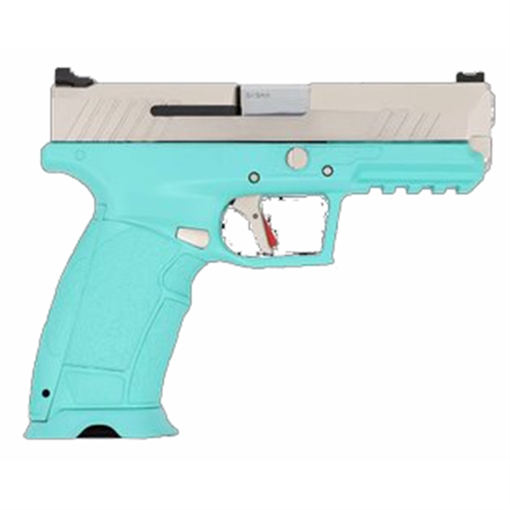 SDS Imports Tisas PX-9 Gen 3 Handgun 9mm Luger 18rd & 20rd Magazines 4.1" Barrel Robins Egg Blue with Silver Slide 15000134