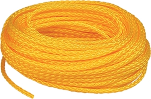 SEA SENSE NYLON BRAID ROPE 1/4"x50' YEL 50013140