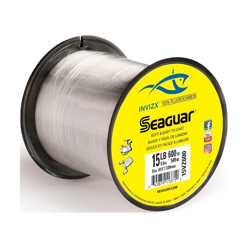 SEAGUAR INVIZX 100% FLOCARB 8# 600YDS 08VZ600