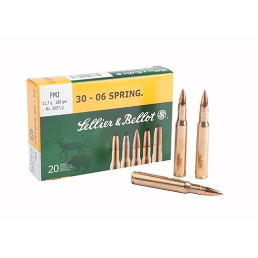 Sellier & Bellot SELLIER & BELLOT 308 WINCHESTER 180 GR FMJ 20/BX SB308B