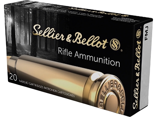 Sellier & Bellot Sellier & Bellot Rifle Ammo 22 Hornet FMJ 45 gr. 20 rd. SB22HA