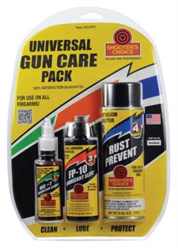 Shooter's Choice Shooters Choice, Universal Cleaning and Maintenance Gun Care Pack SHF-CLP01