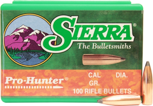 Sierra Pro-Hunter Rifle Bullets .30 cal/7.62mm .308" 180 gr RN 100/ct 2170