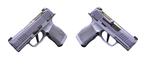 Sig Sauer P365X 9mm, 3.1" Barrel, TWO TONE PURPLE CERAKOTE, Optic Ready, Manual Safety, 12rd