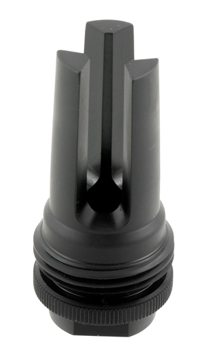 SilencerCo ASR Flash Hider Black Steel with 1/2"-28 tpi Threads for 7.62mm AC1283