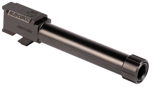 SilencerCo Threaded Barrel 4.50" 40 S&W, Black Nitride Stainless Steel, Fits Glock 23 AC1757
