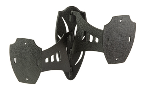 Skull Hooker Dual Shoulder Mount, Powder Coat Finish, Black SKH-DSM-BLK