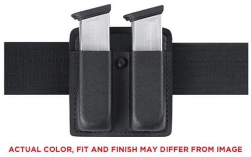 Safariland Model 73 Open Top Double Magazine Pouch, For 2.25" Duty Belts, Fits Glock 17, Hardshell STX, STX Tactical Black Finish 73-83-13