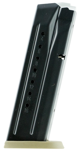 Smith & Wesson M&P9 M2.0 Magazine Black Steel FDE Base Plate 9mm Luger 17/rd 3007345
