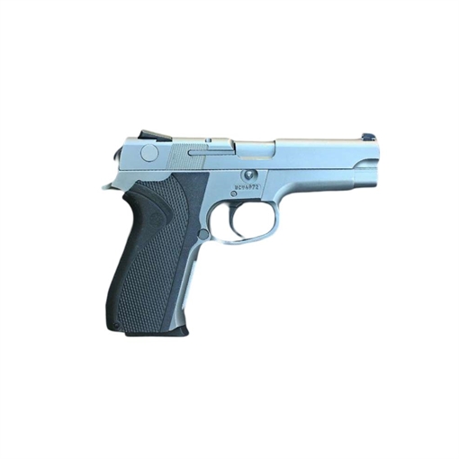 Smith & Wesson 5946TSW Handgun 9mm Luger 10rd Magazine 4" Barrel Silver with Black Grips USED 108267U
