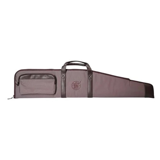 SMITH & WESSON GUN CASE 44" 600D W/ZIPPER SIDE POUCH BROWN 1223442