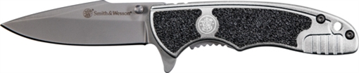 S&W KNIFE VICTORY 2.75" BEAD BLASTED BLADE FRAME LOCK 1084307