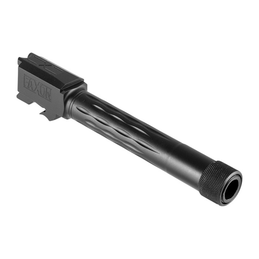 Faxon Firearms MATCH 9MM THREADED FLAME BBL FOR S&W M&P 2.0 FULL SIZE BLACK M&PB910NFLOQ-T