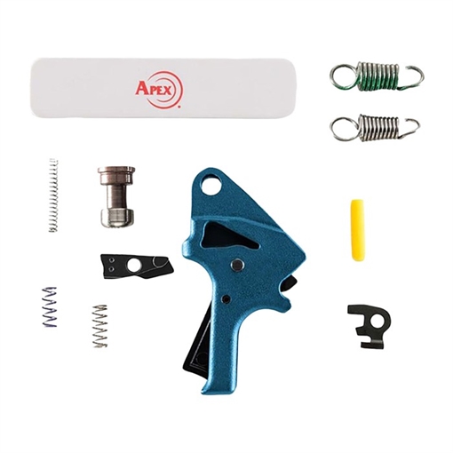 Apex Tactical Specialties Inc M&P 2.0 FLAT FACED FORWARD TRIGGER KIT POLYMER BLUE 100-P154-BL