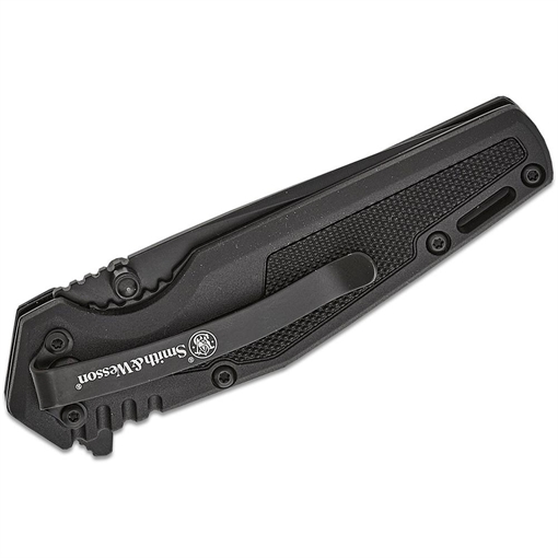 Smith & Wesson SWAT Assisted Folding Knife 3" Drop Point Blade Black Box 1209513