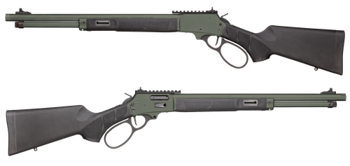 Smith & Wesson 1854 45 Long Colt, 19.25" Threaded Barrel, OD Green Receiver and Barrel Cerakote, 9rd