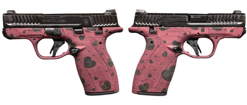 Smith & Wesson Bodyguard 2.0 380 ACP *CRANBERRY HEARTS* Cerakote, Two Tone, 2 Mags