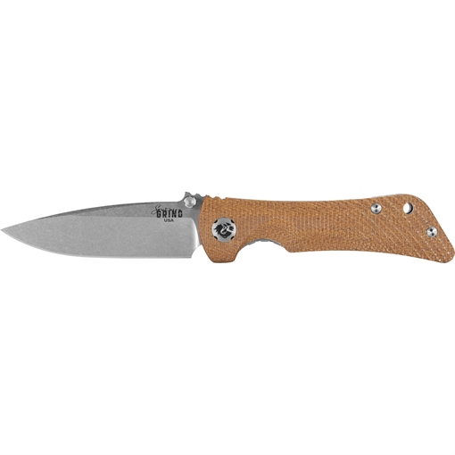 Southern Grind Southern Grind Spider Monkey Folding Knife 3.25 in Drop Point Magnacut Satin w/Micarta Grip SG06130025