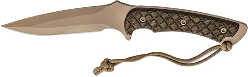 SPARTAN BLADES ARES FDE GOLD ELITE GRADE SB1DEBKNLTN