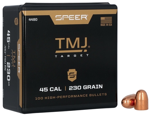 Speer TMJ 45Cal 230gr Total Metal Jacket 100 Per Box/5 Case 4480