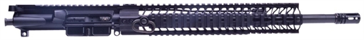 Spikes Complete Upper 5.56x45mm NATO 16" Black Phosphate/Midlength Barrel, 7075-T6 Aluminum Black Receiver, 12" SAR3 Free-Floating Handguard for AR-15 STU5035S2S