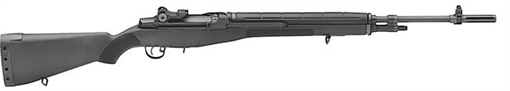 Springfield Armory M1A Standard Issue 308 Win/7.62x51mm 10+1 22" Black Parkerized Steel Barrel w/Flash Suppressor, Black Parkerized Steel Receiver, Fixed Black Synthetic Stock MA9106