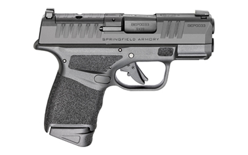 Springfield Hellcat OSP, Semi-automatic, Striker Fired, Sub-Compact, 9MM, 3" Hammer Forged Barrel, Melonite Finish, Black, Viridian RFX-11 Green Dot Sight, Textured Grip, Tritium Front Night Sight, Tactical Rack Rear Sight, 10 Rounds, 5 Magazines, Includes