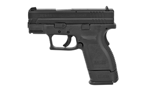 Springfield Armory XD *CA Compliant Sub-Compact 40 S&W 10+1, 3" Black Melonite Steel Barrel & Serrated Steel Slide, Black Polymer Frame w/Picatinny Rail, Black Polymer Grip XD9802