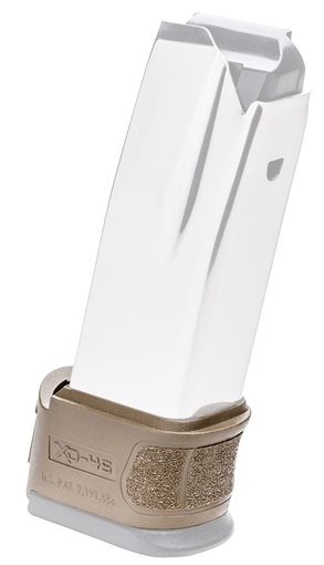 Springfield Armory Mag Sleeve made of Polymer with Flat Dark Earth Finish & 1 Piece Design for 45 ACP Springfield XD Mod.2 Magazines XDG5007FDE
