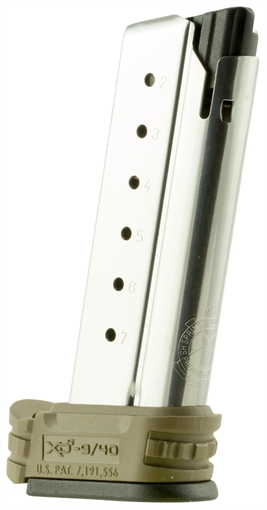 Springfield Armory XD-S 7rd 40 S&W SS/FDE Stainless Steel XDS4007DE